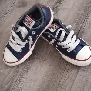 Slip on leather converse